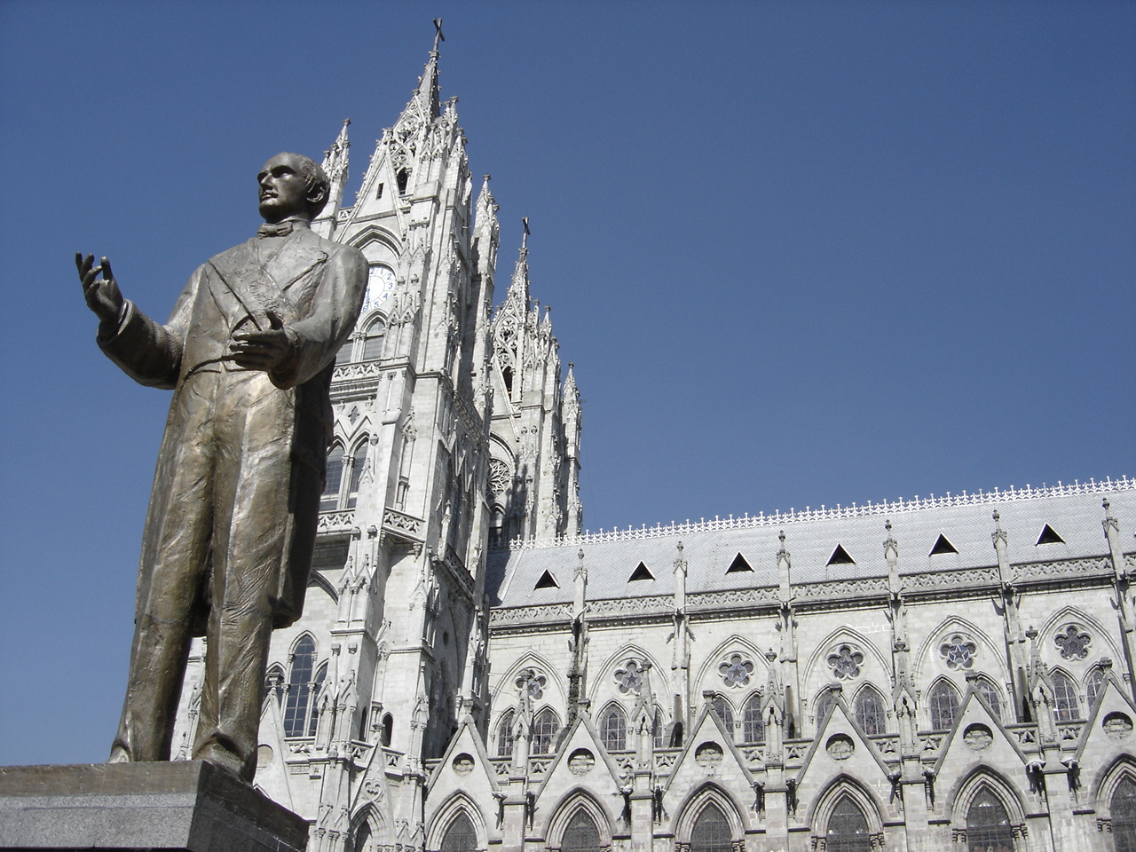 Quito basilica and historic center