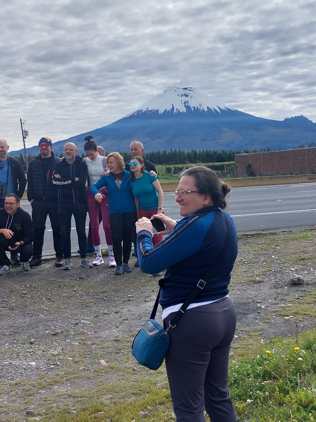 Small group journey with Cotopaxi in the background