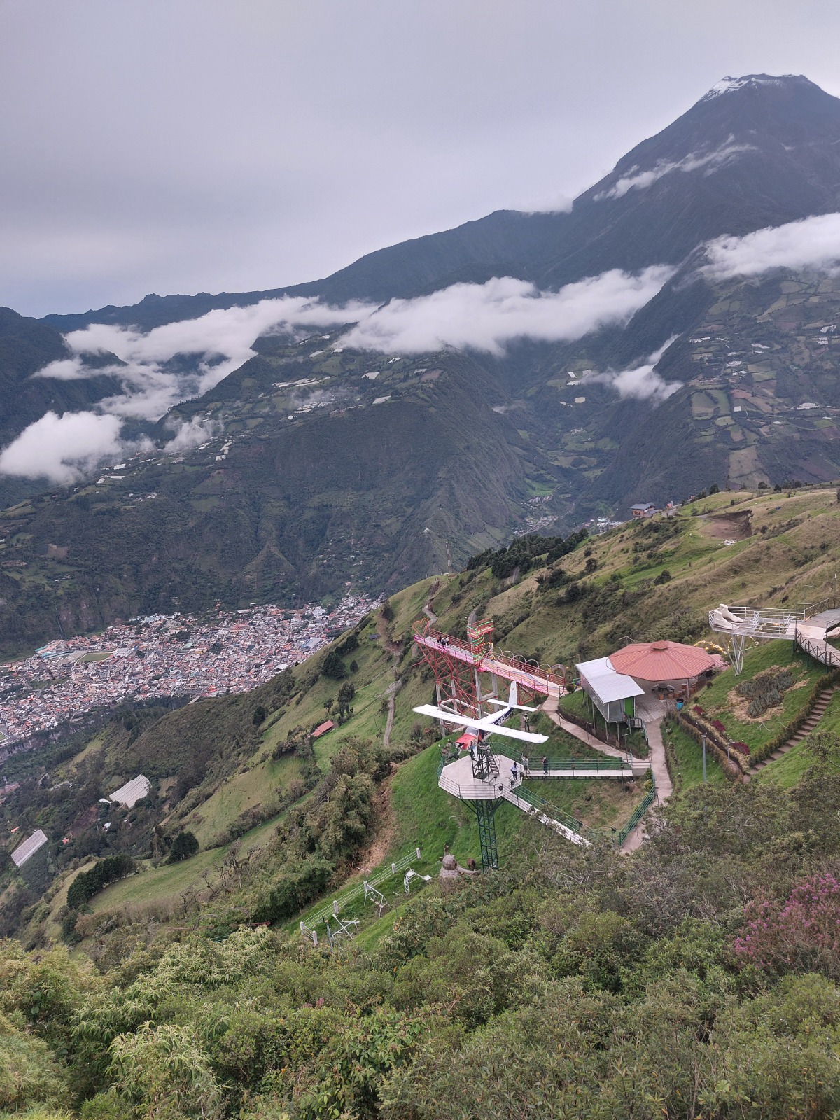 Mountain landscape in Baños