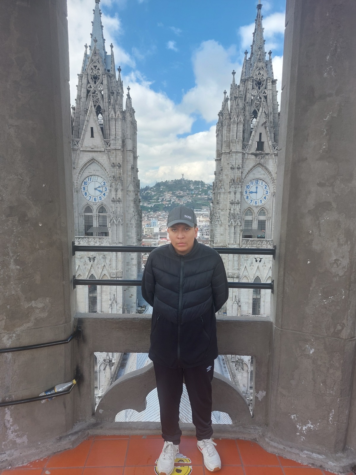 View from La Basilica towers in Quito