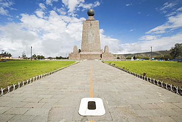 Mitad del Mundo equatorial monument near Quito